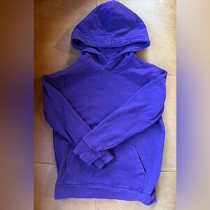 LAST CHANCE Primary Purple Sweatshirt Classic Hoodie (size kids’ 6/7)